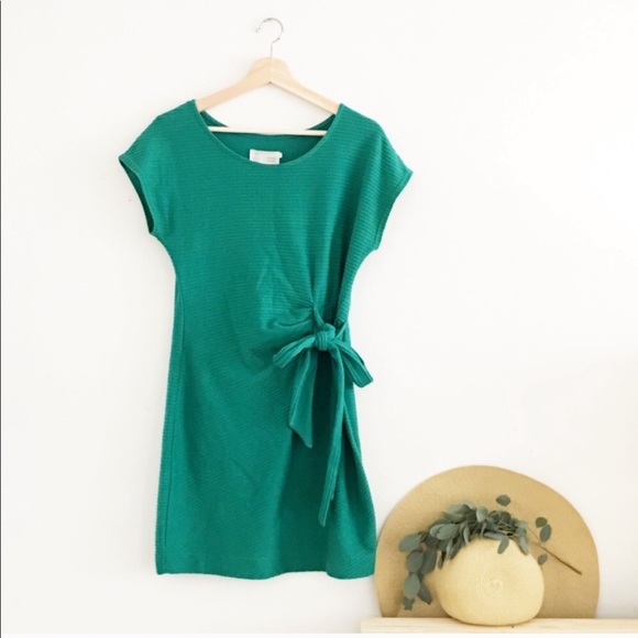 Anthropologie Dresses & Skirts - Kelly Green Anthropologie Side Knot Dress